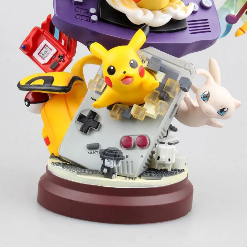 20cm Large Pokemon Collectible Figure Pikachu Charizard Mewtwo, Anime Display Model for Home Decoration Gift