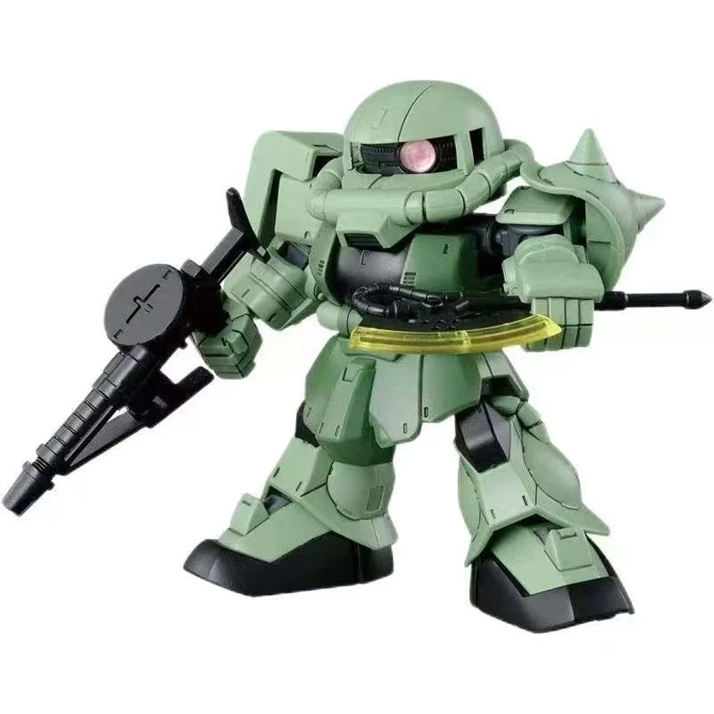 Cute Assembly Model Toy Zaku Ii Mass Production een Version Q Version Mobile Suit Robot Model Kit for Ages 8 And above Gift