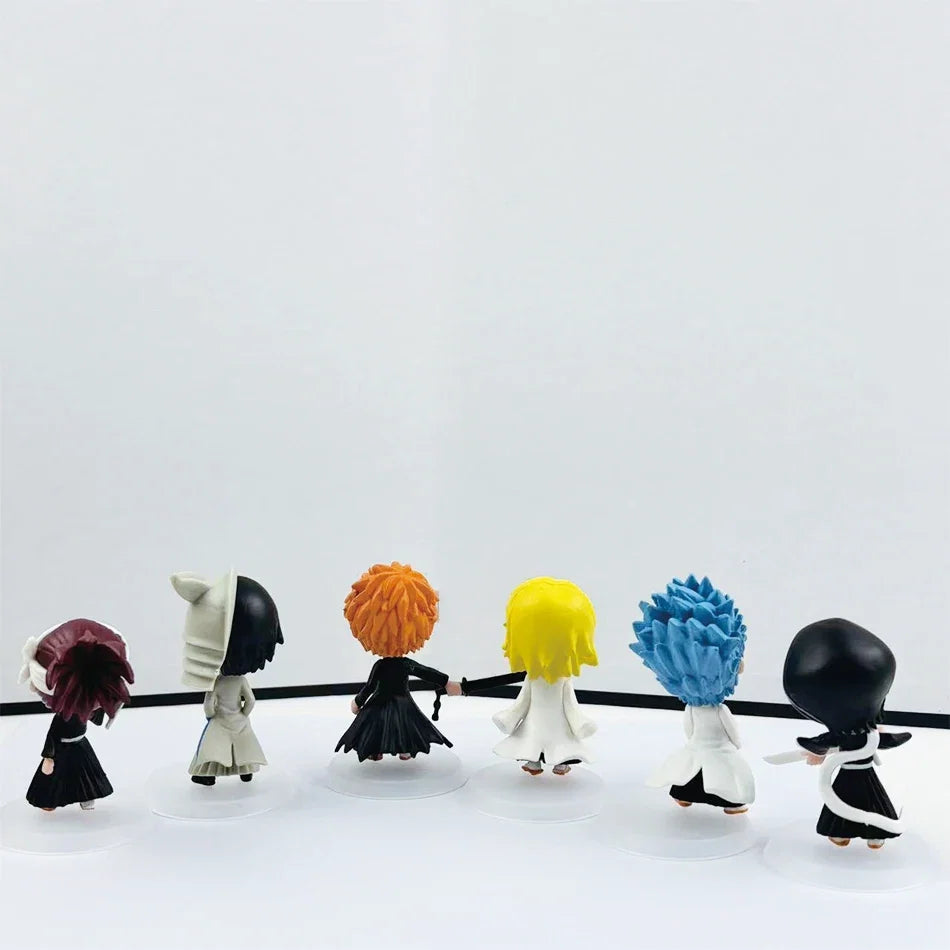 Wholesale BLEACH Action Figure Cool Cute Anime Figure Toy Doll Model Desk Decoration For Kid Birthday Gifts Q Version Figurine P