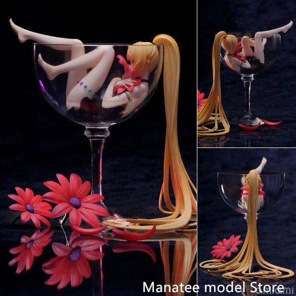 RIBOSE Original Glass Girl -Lily Wine 1/8 Complete Figure PVC Action Figure Anime Model Toys Collection Doll Gift