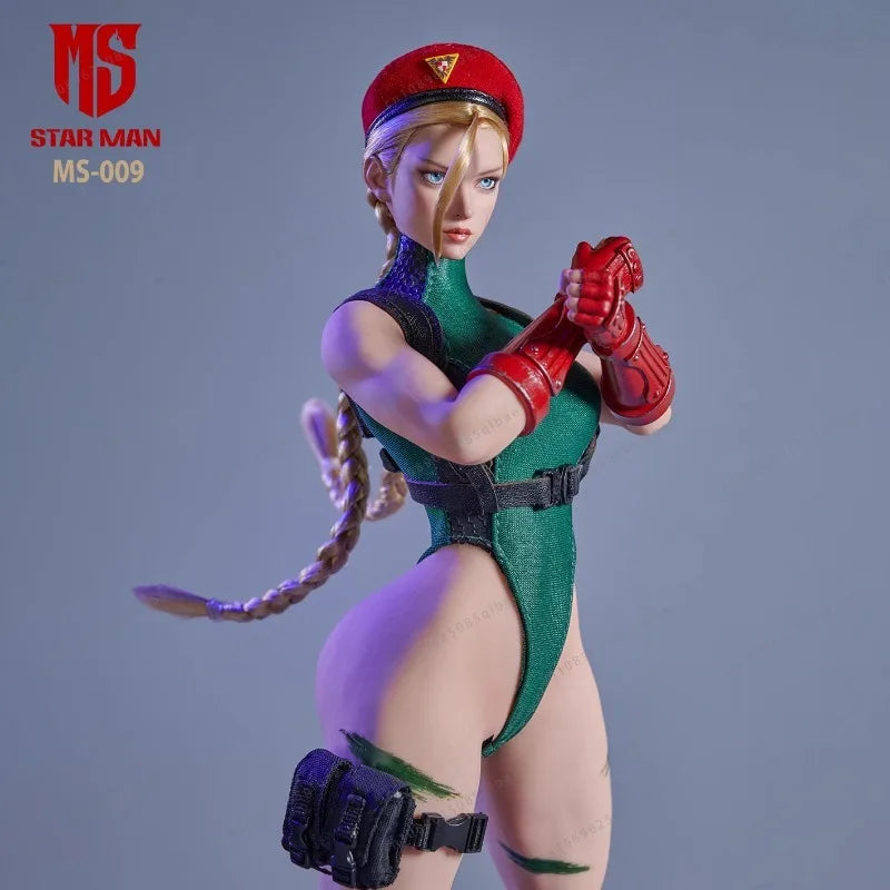 In Stock STAR MAN 1/6 Female Agent Bee Street Fighter Jiami MS-009 Movable Soldier Doll Hand Model Gift Collection