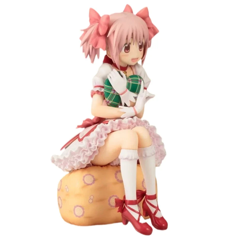 14CM Puella Magi Madoka Magica Aniem Figure Kaname Madoka Magic Girl PVC Decor Action Figures Model Anime Cartoon Model Toy Gift