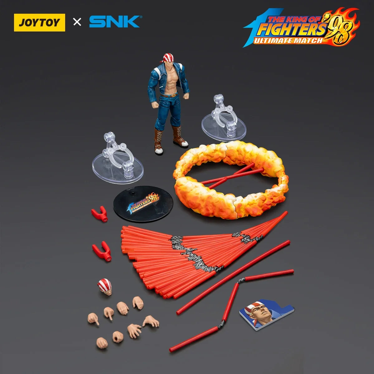 JOYTOY KOF '98UM '97 Special Team Ryuji Yamazaki Billy Kane Blue Mary Action Figure Model Toys Collection Kit  Gift