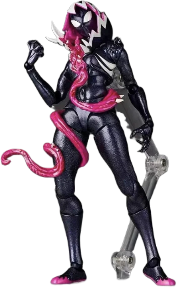 New KO Venom Gwen Marvel Anime Action Figures Figurine Kaiyodo Amazing Yamaguchi Revoltech Statue Model Customized Kid Toy Gifts