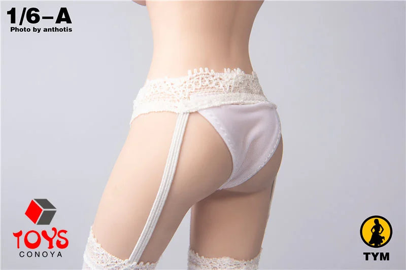 TYM024 1/6 Female Sexy Suspenders Pantyhose Underwear Stockings Model Fit PH TBL 12-inch Soldier Action Figure Body Dolls