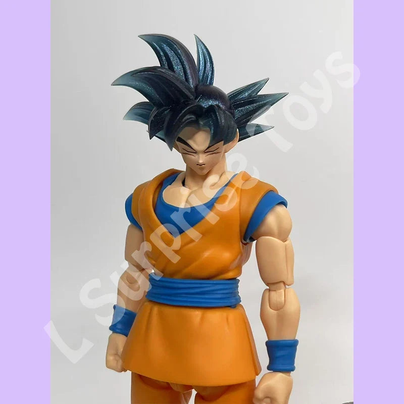 PT CUSTOM Dragon Ball Z Super Saiyan God Ultra Instinct Son Goku Head Accessories Head sculpt Anime Action Figures Toys Gifts