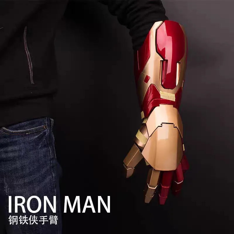 In Stock Wearable Steel Armor Hand Gloves Mk42 For Left And Right Hand Cosplay Model Toy Collectible Action Figure Accessories ﻿