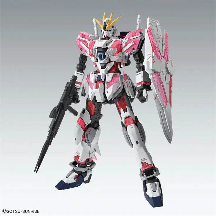 In Stock Bandai MG 1/100 Narrative NARRATIVE GUNDAM NT C Equipment Ver.Ka Action Figure Boys Toy Mecha Model Gift Assembly