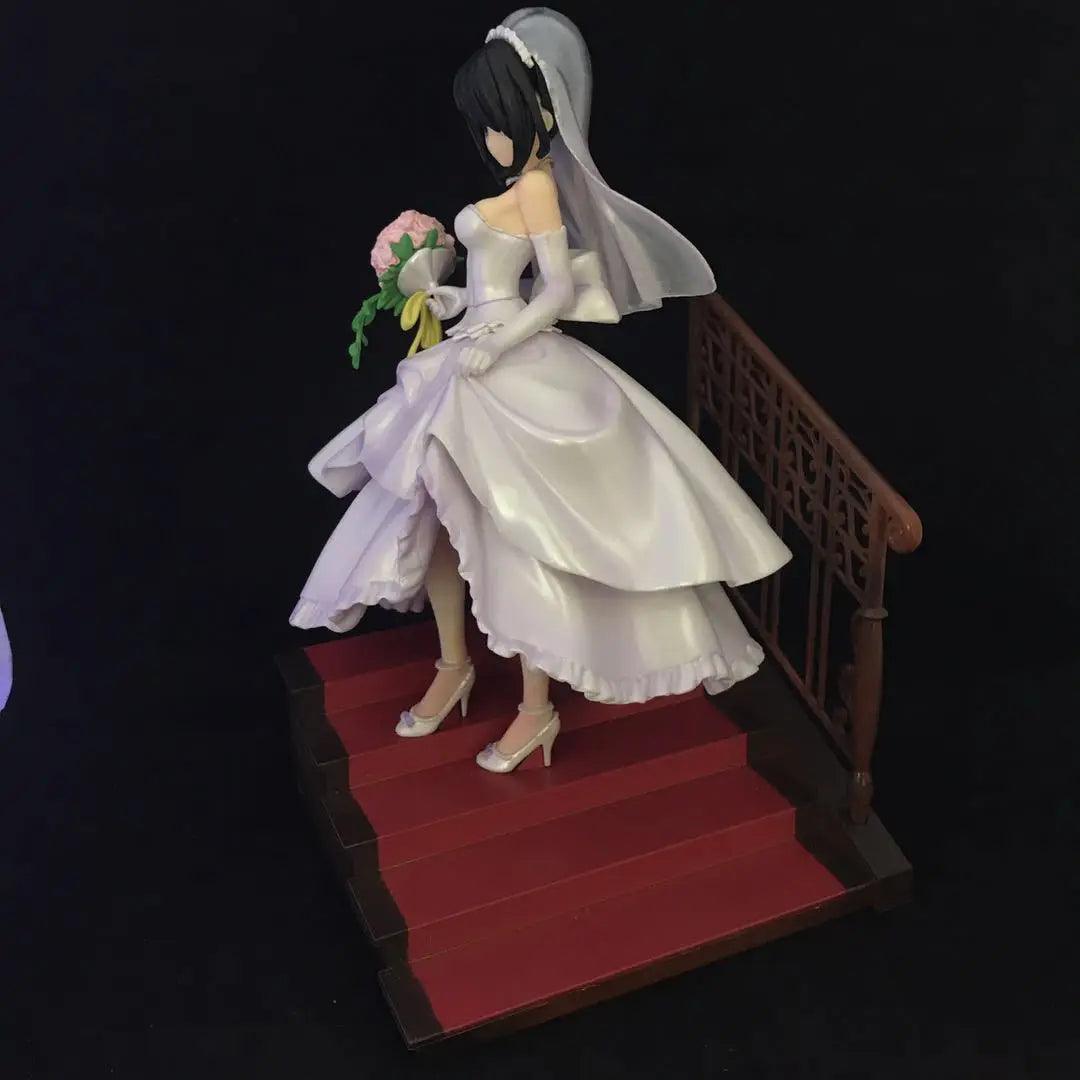 23cm Date A Live Ⅱ Wedding Dress Kurumi Tokisaki Anime Figure Collectible Gift Model