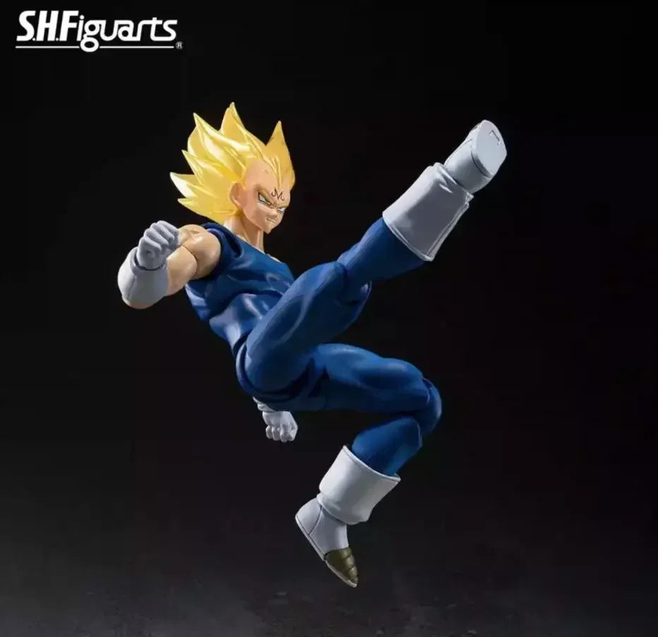 100% Original Bandai Sh Figuarts Dragon Ball Z Majin Vegeta Action Figure Exclusive Edition Model Toys Pvc Gift Anime Figura