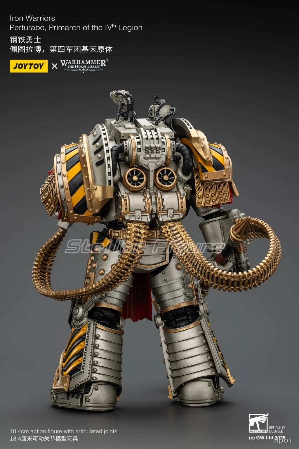 【SF】JOYTOY 1/18 Action Figure Lron Warriors Perturabo Primarch of The Lvn Legion Model Toys Gifts Collection Ornaments