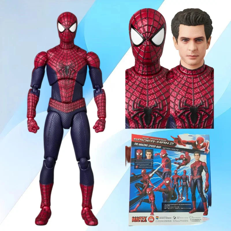 Original Medicom Toy Mafex 248 The Amazing Spider-Man 2 Nr.248 Spider-Man Garfield Spiderman Auf Lager Anime Action Collection