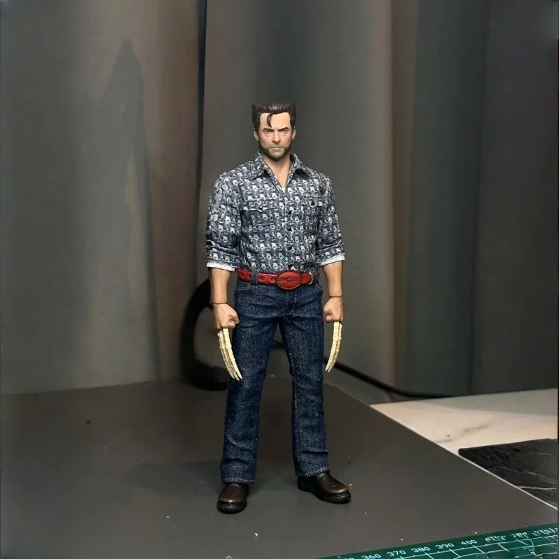 NWTOYS 1/12 Male Soldier James Howlett Logan X-Men Superhero Wolverine Hugh Jackman 6Inch Action Figure Model Toys