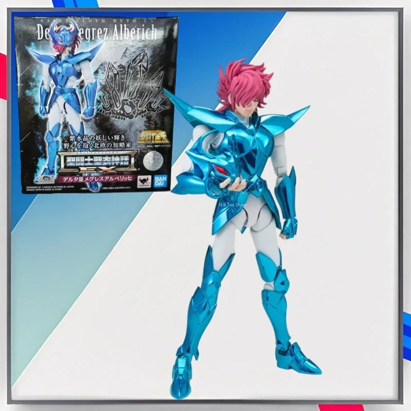 In stock Saint Seiya Bandai Saint Clothes Myth EX Version God Fighter EX Tianquan Star Arubelisi Collection Gifts Toys