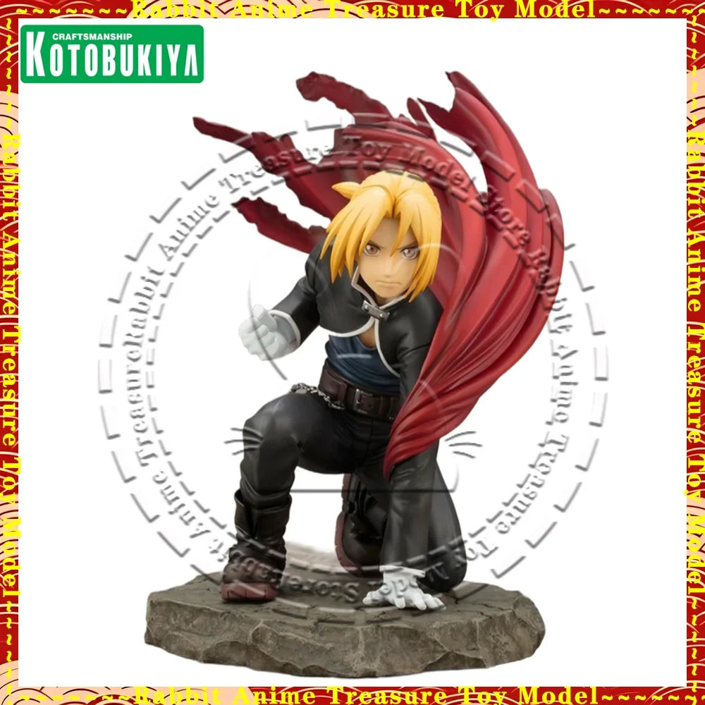 In Stock Original Genuine Kotobukiya Statue Fullmetal Alchemist Edward Elric ARTFX J 1/8 Scale  Anime Collectible Gift