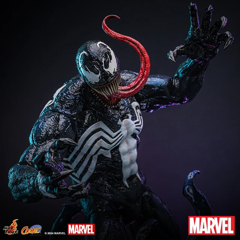 Original Hot Toys Marvel CMS023 Venom Manga Version 1：6 Action Figure Trendy Doll Desktop Ornament Collection Toy Boy Xmas Gift