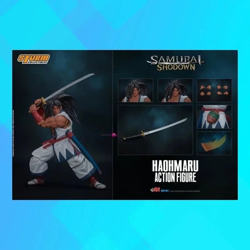 Brand-new Spot Storm Toys 1/12 SNK Soul King Pill HAOHMARU Primary Color Edition & Blood Edition Anime Figure Model Toy