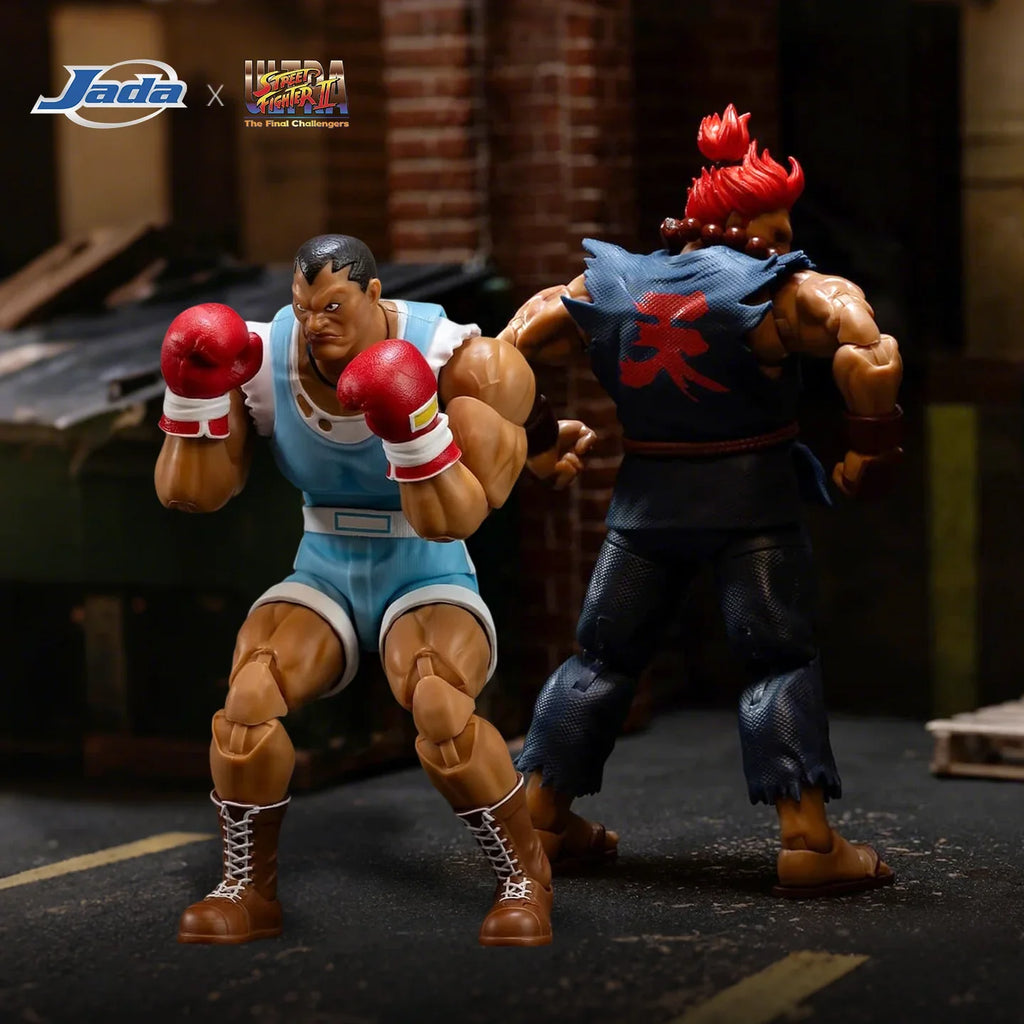 JADA New Action Figure Street Fighter Collectible Figures: Akuma & “Boxer” Balrog | Limited Edition ~15-17 cm