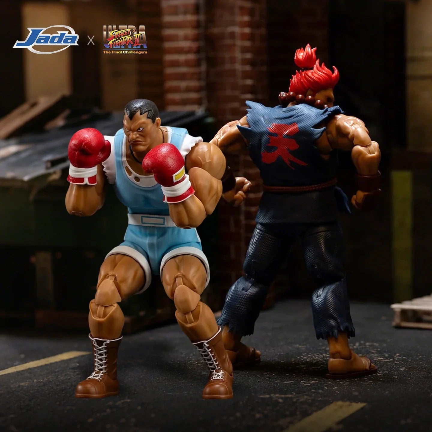 JADA New Action Figure Street Fighter Collectible Figures: Akuma & “Boxer” Balrog | Limited Edition ~15-17 cm
