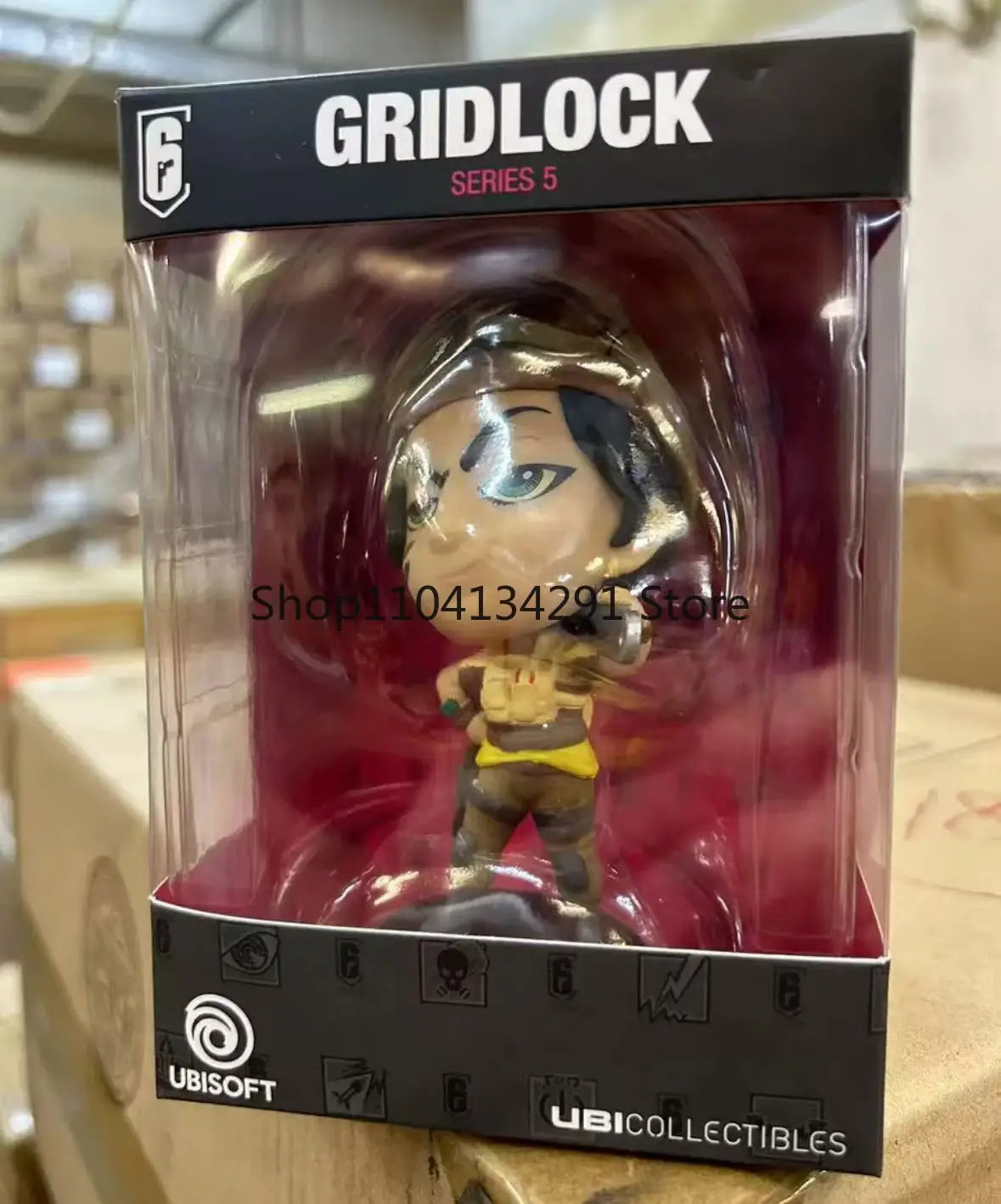 10cm R6 Rainbow Six Siege Figure Blitz Montagne Bandit Caveira Thermite Ash Action Figure Q Version Collection Decora Toys Gifts