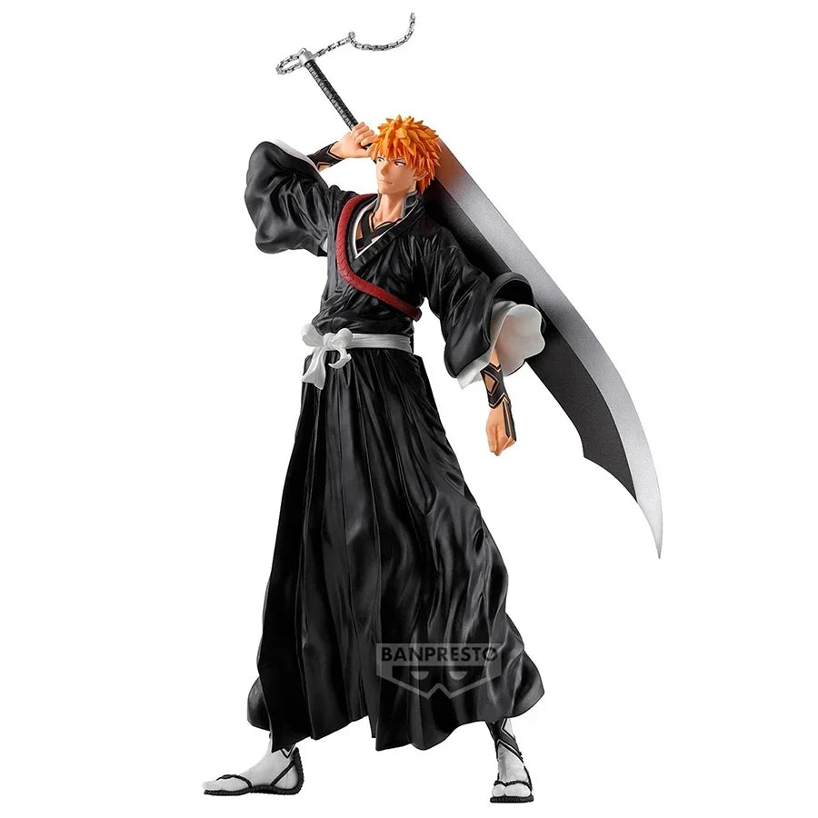 Original Bandai Bleach Anime Figurines Grandista Ichigo Kurosaki PVC Action Figures Collectible Model Figurals Toys