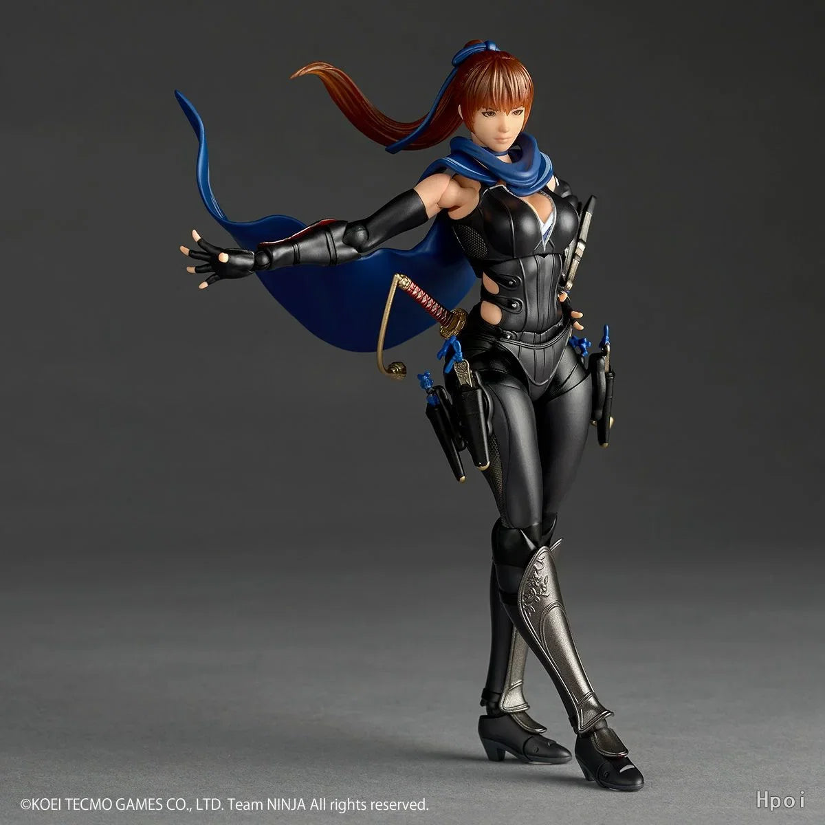 Original Genuine Kaiyodo Action/Dolls Amazing Yamaguchi Revoltech (NR086) Ninja Gaiden 3: Razor's Edge Kasumi H=150mm Figure Toy