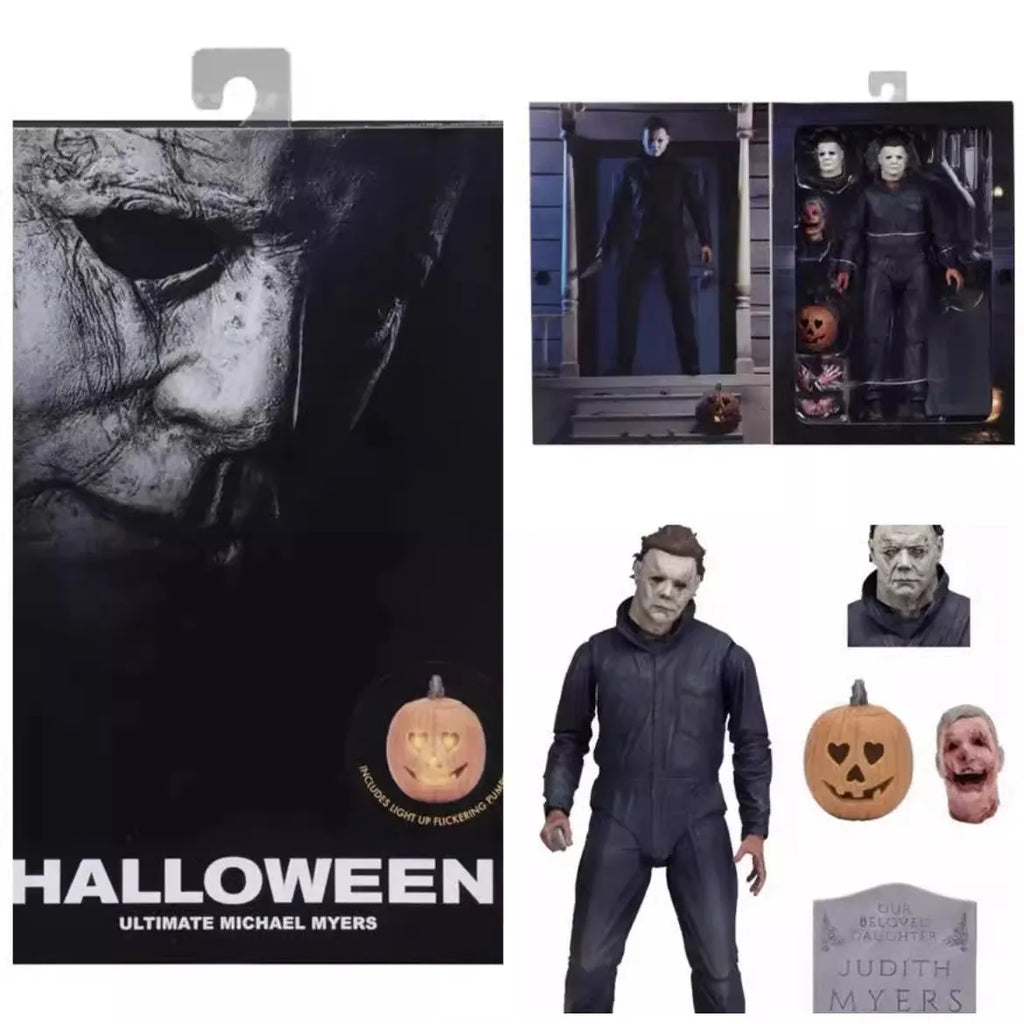 NECA Friday The 13th Figure Pennywise Part VII 7 New Blood Ultimate Jason Voorhees Action Figure Model Horror Halloween toy Gift