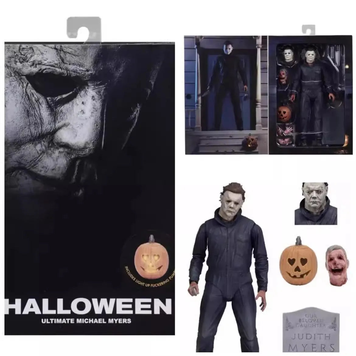 NECA Friday The 13th Figure Pennywise Part VII 7 New Blood Ultimate Jason Voorhees Action Figure Model Horror Halloween toy Gift