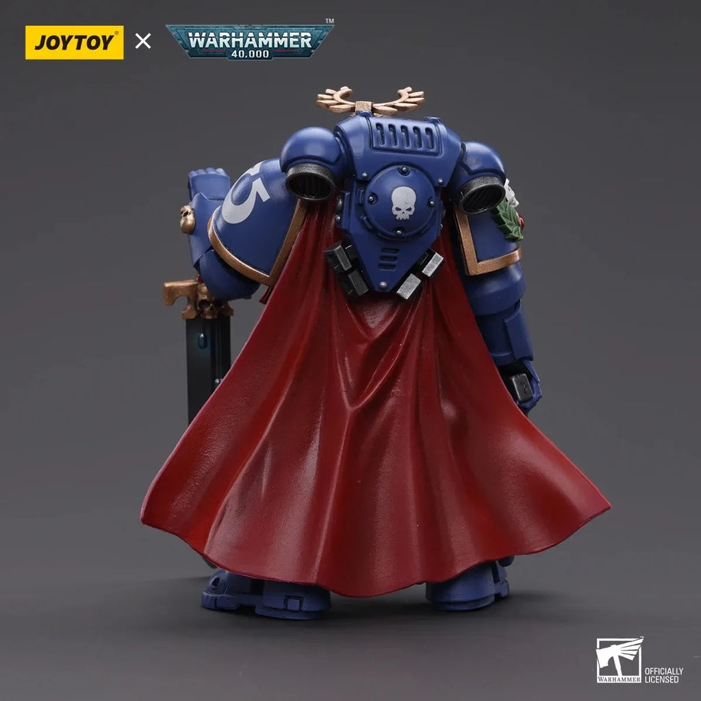 JOYTOY Warhammer 40k 1: 18 Ultramarines Primaris Captain with Power Sword and Plasma Pistol Action Figure Model Toy