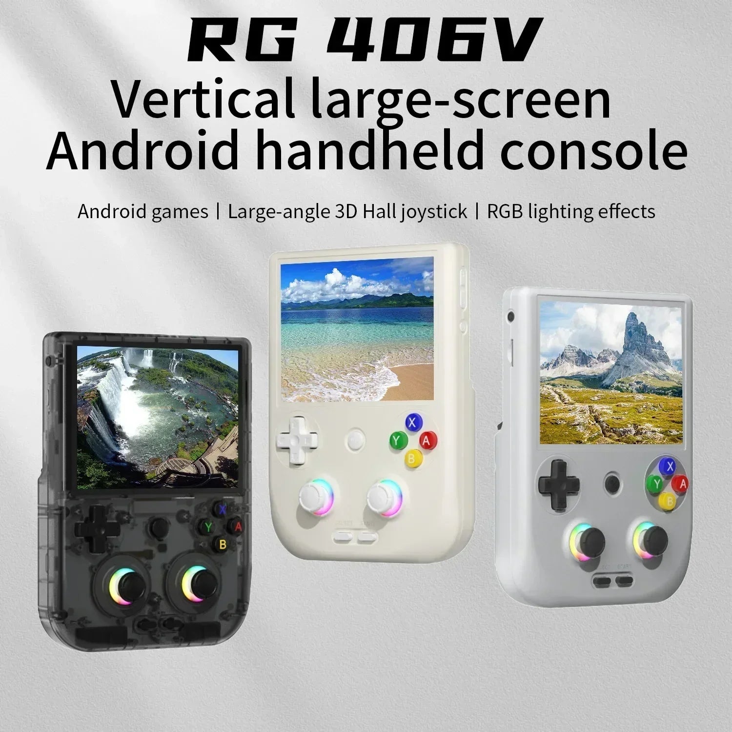 ANBERNIC RG406V Retro Game Console Portable 4-inch IPS Multi-Touch Display Android 13 HDMI Output FOTA Upgrades