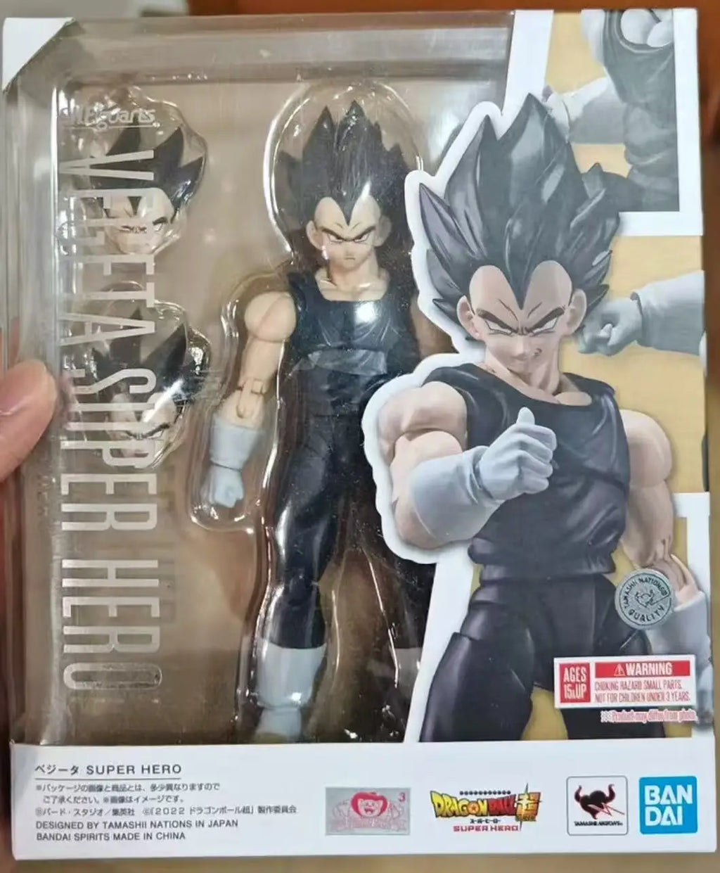 100% In Stock Original Bandai S.H. Figuarts SHF Dragon Ball Vegeta Super Hero Anime Action Collection Figures Model Toys Gifts