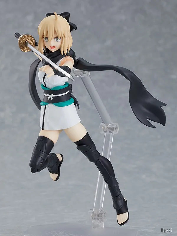 Original Max Factory Figma#521 Fate/Grand Order Okita Souji Anime Figures Model Toys Gift Collection