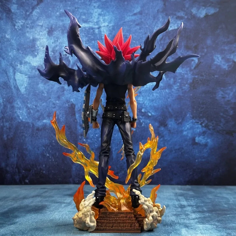 Yu-Gi-Oh! Dark Yugi Atem Action Figure Double-Headed Anime Static model statue Desktop Decoration Collectible Toy Surprise Gifts