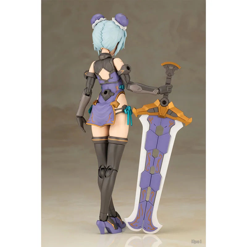 In Stock Genuine Kotobukiya Frame Arms Girl Model Kit Hresvelgr Qipao Ver Anime Action Figure Collection Assembly Model Boy Toys