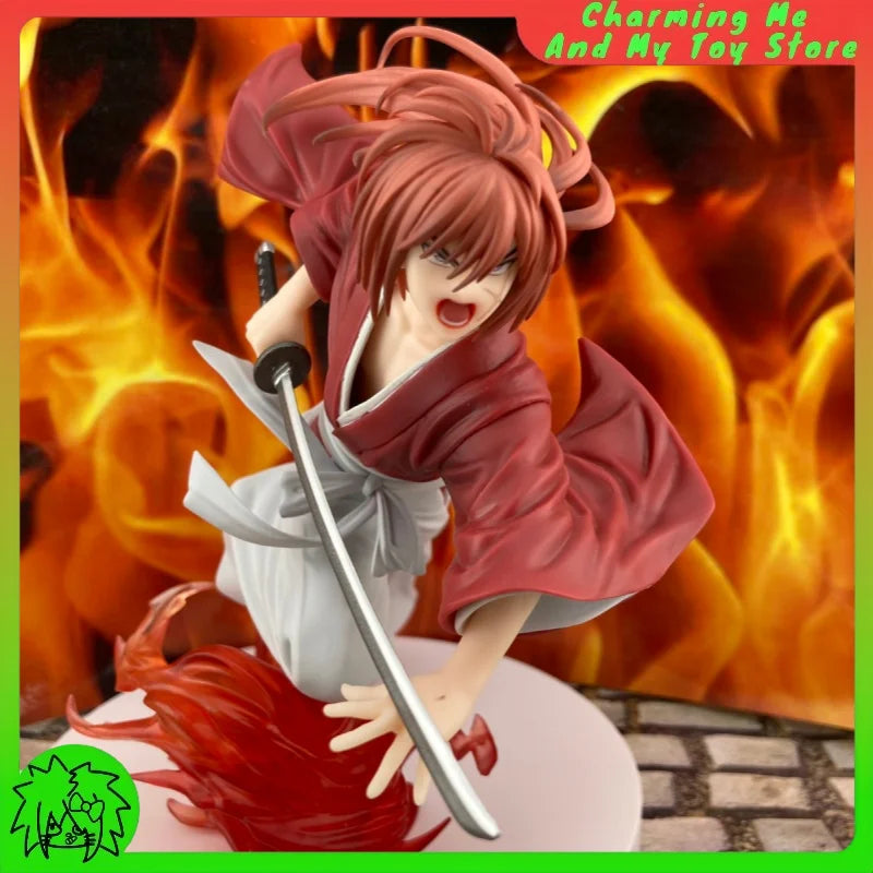 In Stock Genuine Rurouni Kenshin Figurines Anime Peripherals Desktop Ornaments Saito Hajime, Sagara Sanosuke Seta Sojiro Gifts