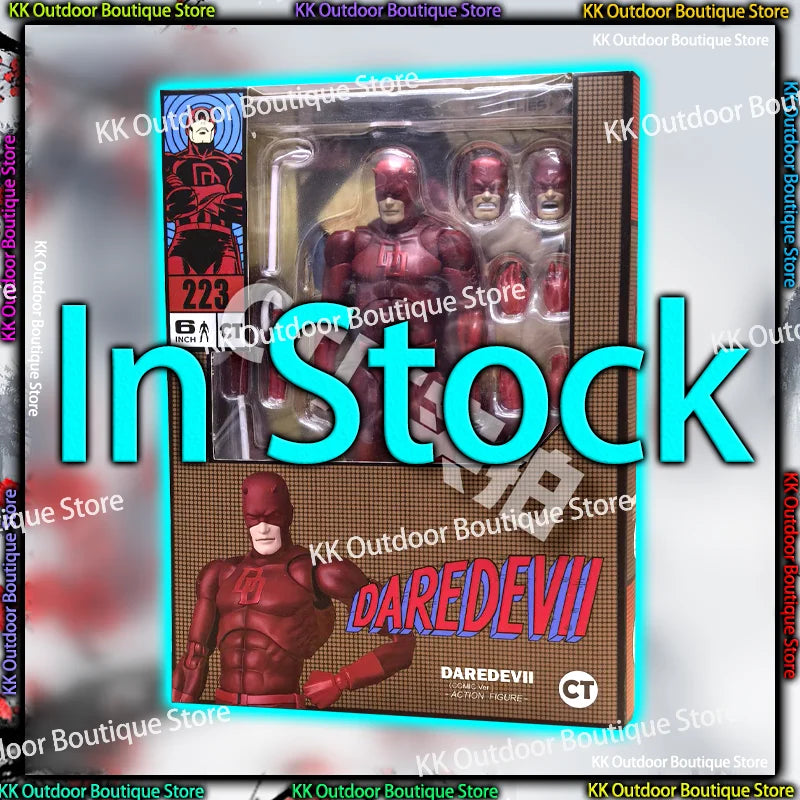 In Stock Ct Toys Daredevil Mafex 223 Figure Comic Version SHF Anime Action Figure Figurine Custom Statue Model Gifts Kids Toys