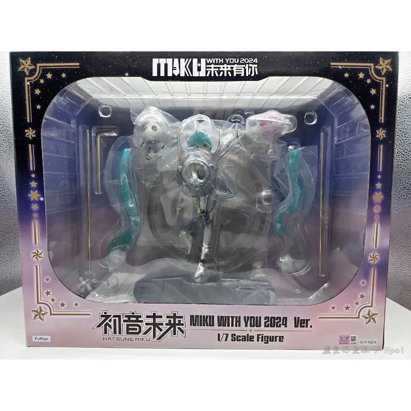[ In-Stock ]Original F:NEX【Hatsune Miku】"MIKU WITH YOU 2024" Ver. 1/7 Scale Figure 2024 New Anime Collection  Toys