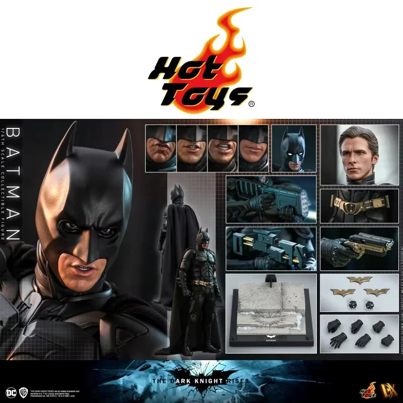 In Stock DX19 Dark Knight Bell Edition DX19 Batman 3.0 Bat MMS591 Bat Motorcycle Anime Figure Model Collection Toy Gift
