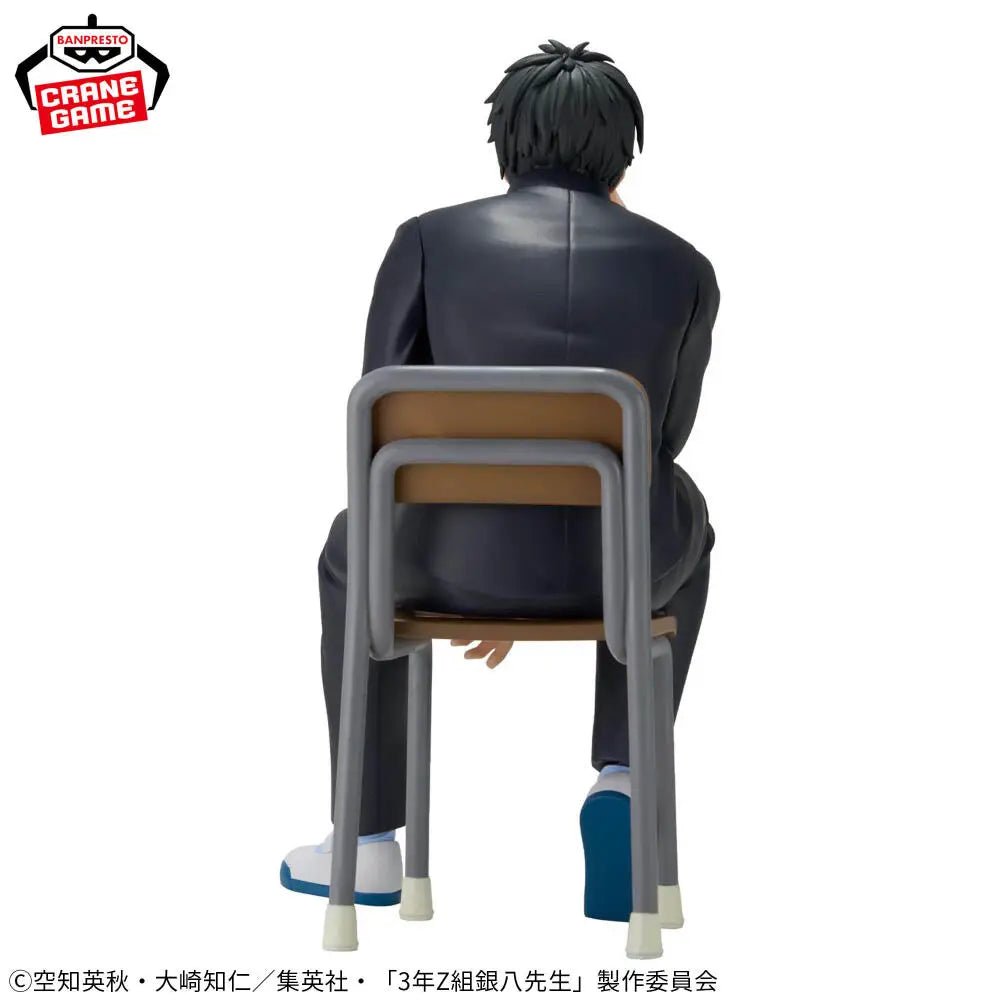 In Stock Genuine BANPRESTO Gintama 3rd Year Z Group Ginpachi Teacher Desk Figure Hijikata Toushirou Figure Anime Model Toy