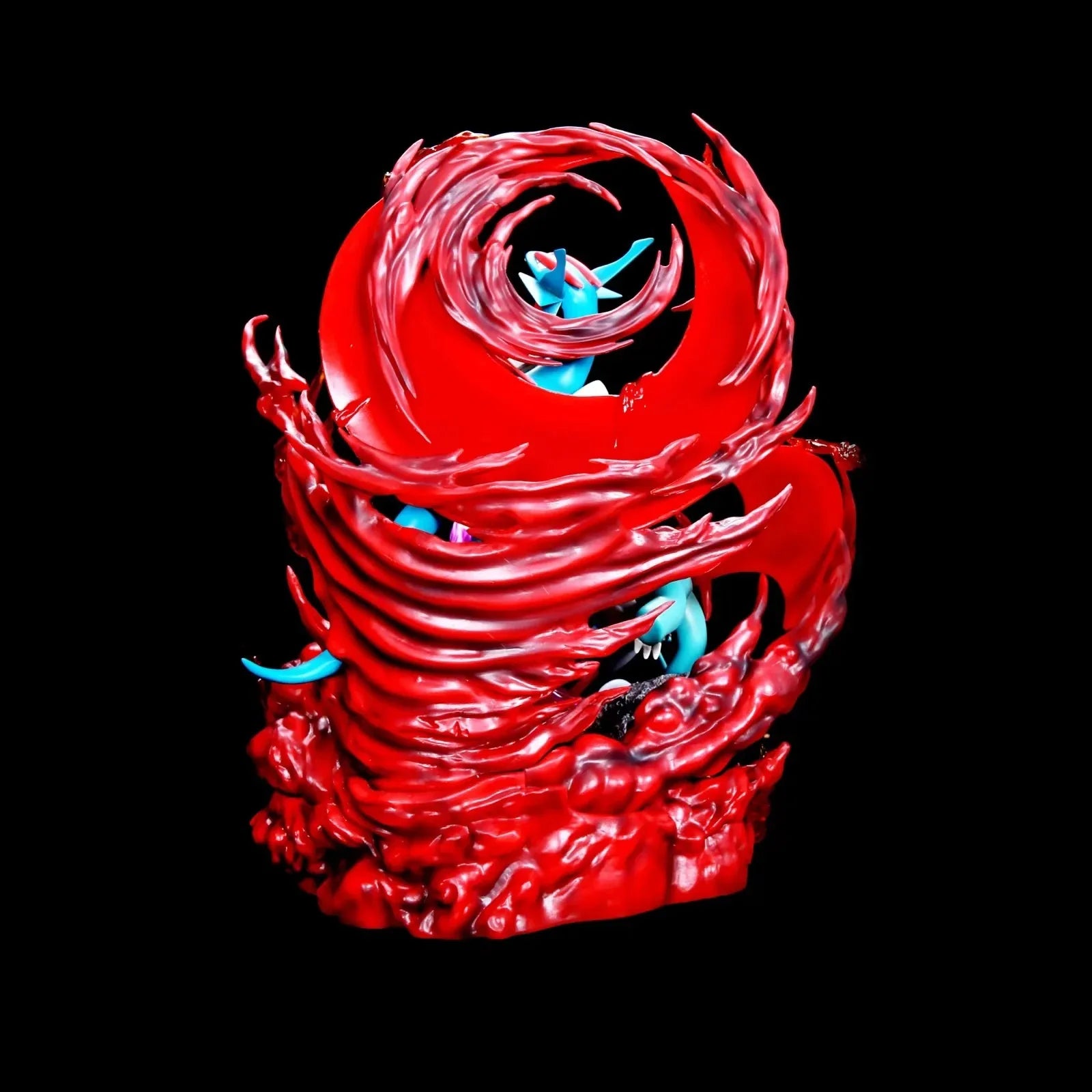 Spot Goods 36cm Salamence Luminous Figure Pokémon Elf Baby Statue Scenario Desktop Ornaments Decorations Model Gift Toy for Boy