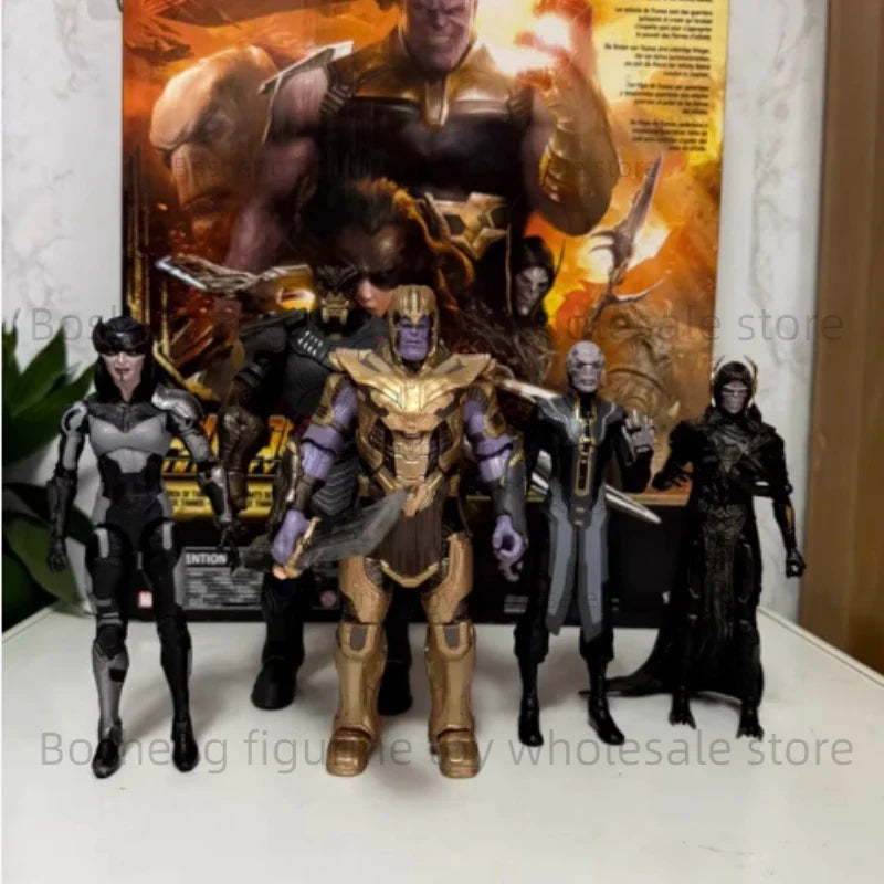 Hasbro Marvel Legends Series Toys 6-Inch Collectible Action Figure 5-Pack The Children of Thanos, 5 Figures Action Figures