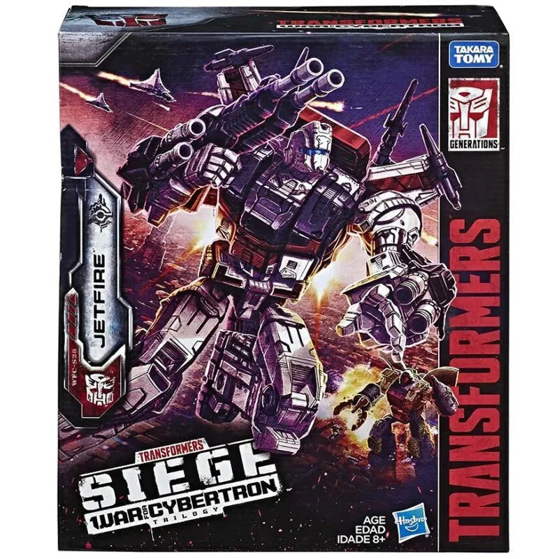 Reprint-Transformers Toys Generations War for Cybertron Commander WFC-S28 11-inch Jetfire Action Figure Toy- Siege Chapter