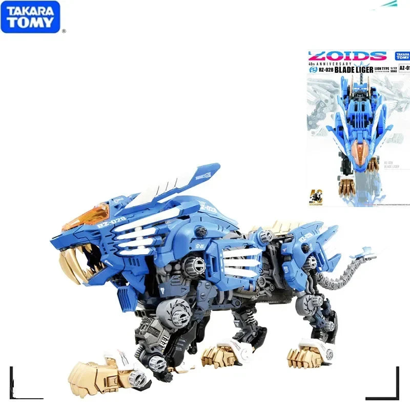TAKARATOMY Original ZOIDS AZ-01 BLADE LIGER Anime Action Figure Assembly Model Toys Model Ornaments Gifts