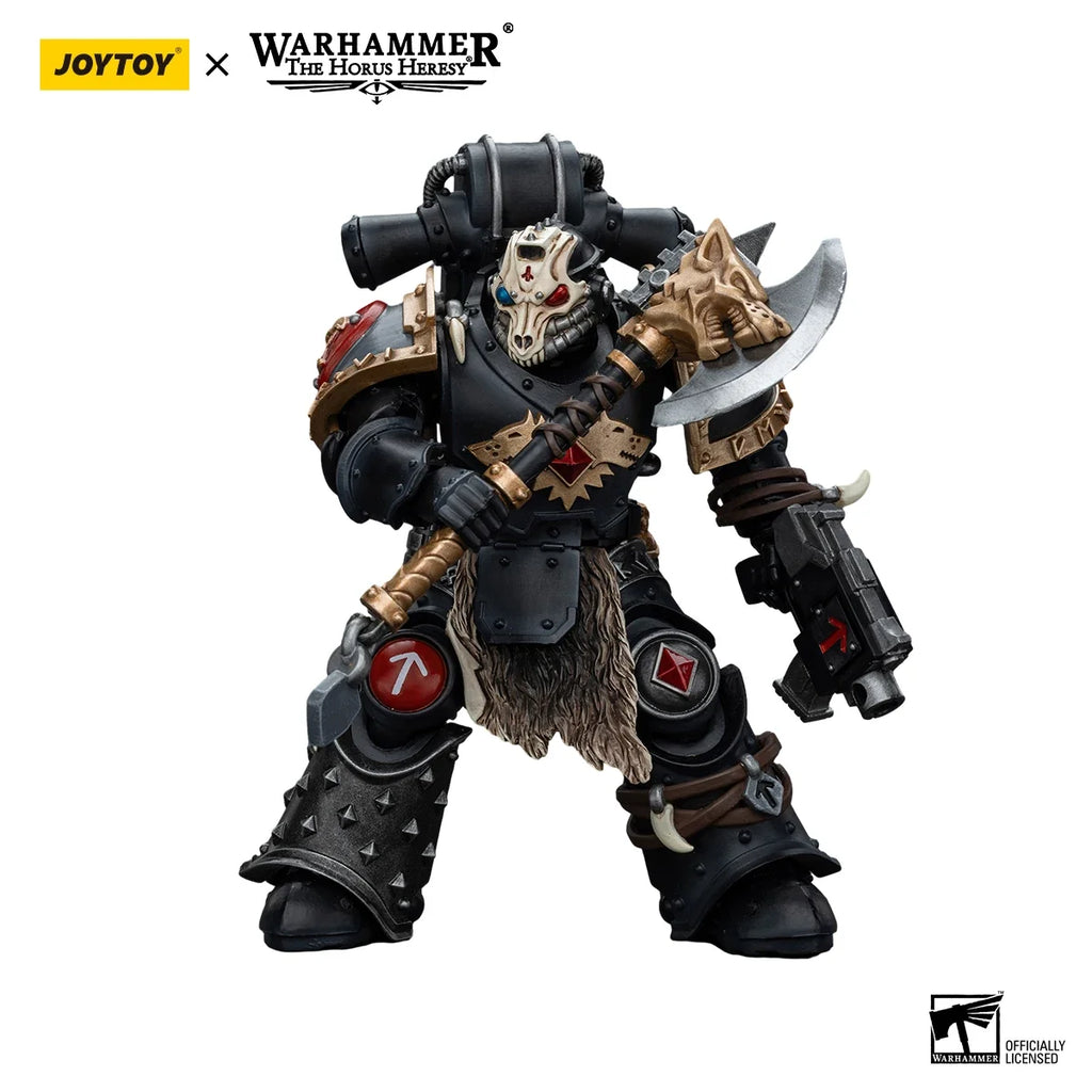 [IN STOCK]JOYTOY Warhammer 30K The Horus Heresy 1/18 Action Figure Space Wolves Leman Russ Deathsworn Pack Anime Model Toys Gift