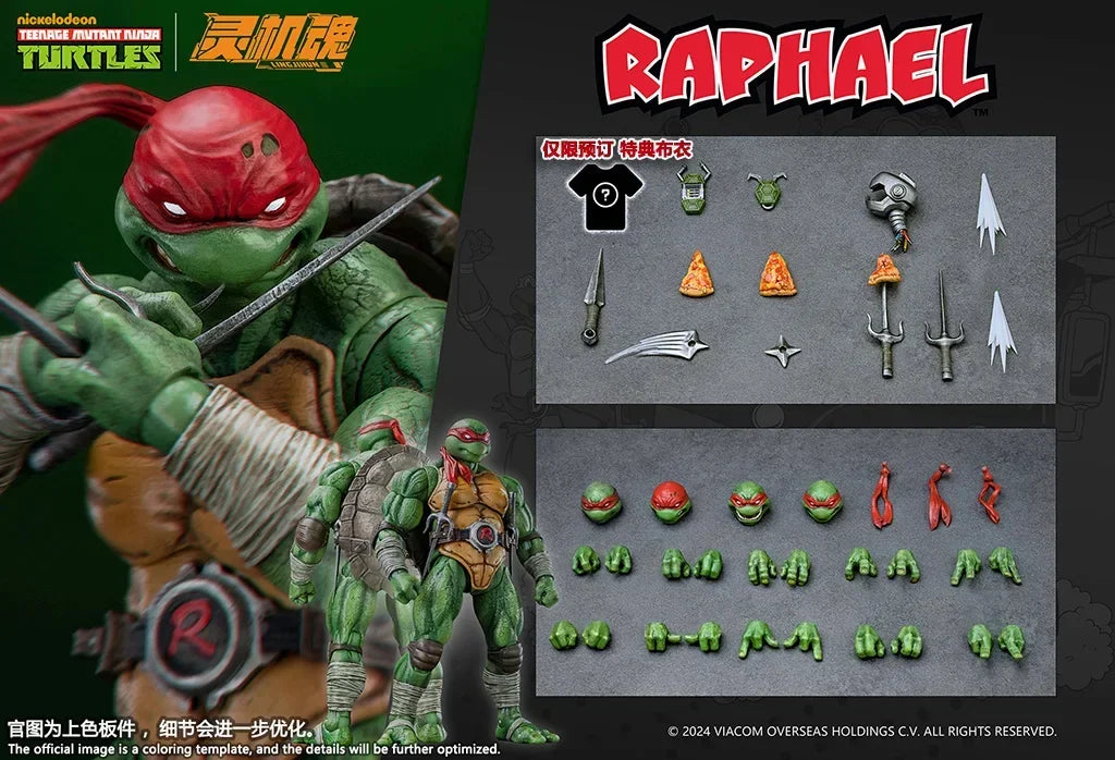 Original Ling Ji Hun TMNT Series Raphael Mikey Leonardo Donatello Action Figures Collectibles Models