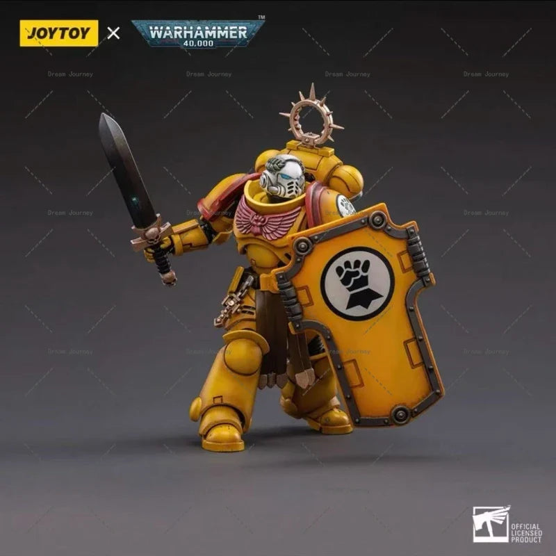 In stock  JOYTOYWarhammer 40k 1/18   Imperial Fists Veteran Brother Thracius Action Doll Toy Collection