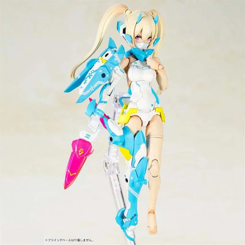 Kotobukiya Megami Device Model Kit Asra Ninja Aoi Anime Figure Building Kit Mobile Suit Girl Action Figures Toys For Boys Gift