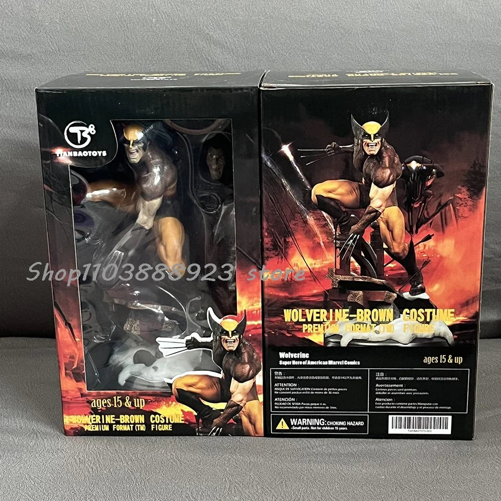 X-Men Wolverine Action Figure Anime Wolverine Brown Costume Logan Toys Model Joint Doll Collection Birthday Toys Gifts