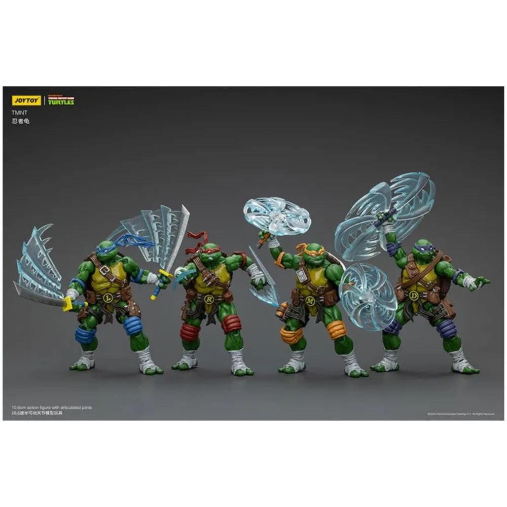JOY TOY TMNT Michelangelo Donatello Raphael Leonardo Action Figures Original Doll Decoration Gift Collection Garage Model Kits