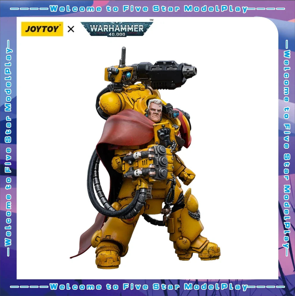 【FS】JOYTOY  Warhammer 40K  Scale 1/18 Action Figures Lmperial Fists Third Captain Tor Garadon  Models Toys Gifts